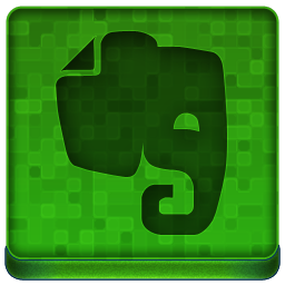 Green Evernote Icon 256x256 png