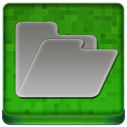 Green Folder Coloured Icon 256x256 png