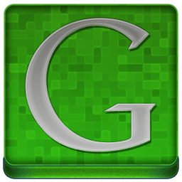 Green Google Coloured Icon 256x256 png