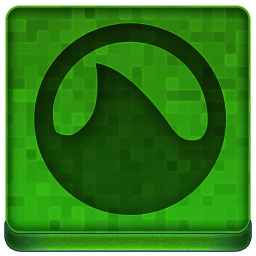 Green Grooveshark Icon 256x256 png