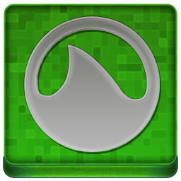 Green Grooveshark Coloured Icon 256x256 png