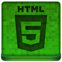 Green HTML5 Icon 256x256 png