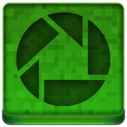 Green Picassa Icon 256x256 png