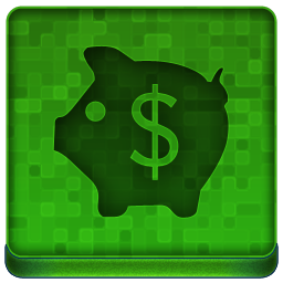 Green Piggy Icon 256x256 png