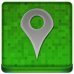 Green Pointer Coloured Icon 256x256 png