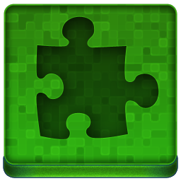 Green Puzzle Icon 256x256 png
