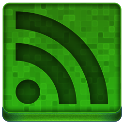 Green RSS Icon 256x256 png