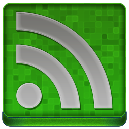 Green RSS Coloured Icon 256x256 png