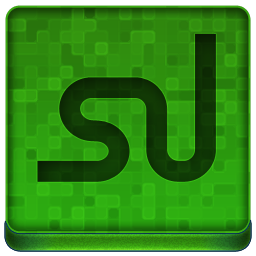 Green Stumble Upon Icon 256x256 png