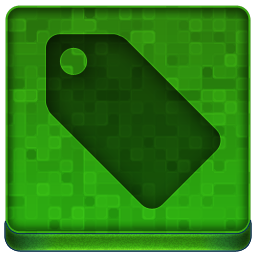 Green Tag Icon 256x256 png