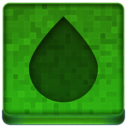 Green Water Drop Icon 256x256 png