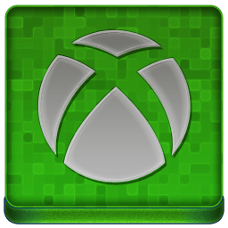 Green Xbox 360 Coloured Icon 256x256 png