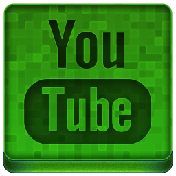 Green YouTube Icon 256x256 png