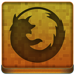 Orange Firefox Icon 256x256 png