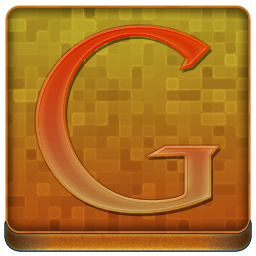 Orange Google Coloured Icon 256x256 png