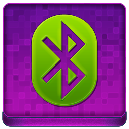 Pink Bluetooth Coloured Icon 256x256 png