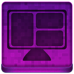 Pink LCD Icon 256x256 png