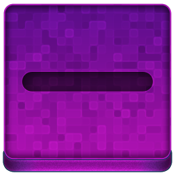 Pink Minus Icon 256x256 png
