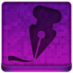Pink Pen Icon 256x256 png