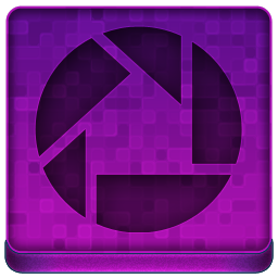 Pink Picassa Icon 256x256 png