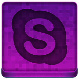 Pink Skype Icon 256x256 png