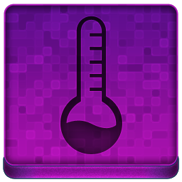 Pink Temperature Icon 256x256 png