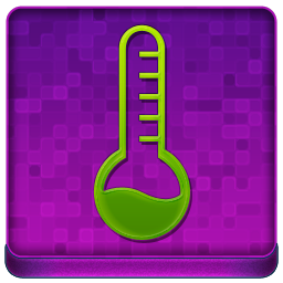 Pink Temperature Coloured Icon 256x256 png