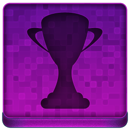 Pink Trophy Icon 256x256 png