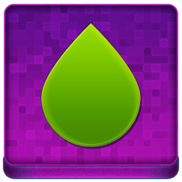 Pink Water Drop Coloured Icon 256x256 png