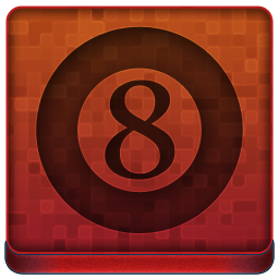 Red 8Ball Icon 256x256 png