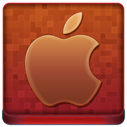 Red Apple Coloured Icon 256x256 png