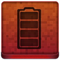 Red Battery Icon 256x256 png