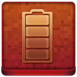 Red Battery Coloured Icon 256x256 png