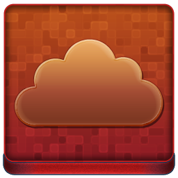 Red Cloud Coloured Icon 256x256 png