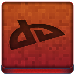 Red deviantART Icon 256x256 png