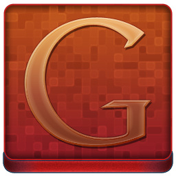 Red Google Coloured Icon 256x256 png