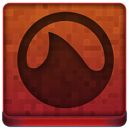 Red Grooveshark Icon 256x256 png