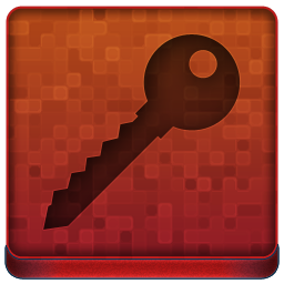Red Key Icon 256x256 png