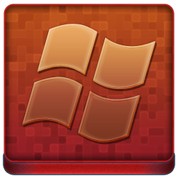Red Microsoft Coloured Icon 256x256 png