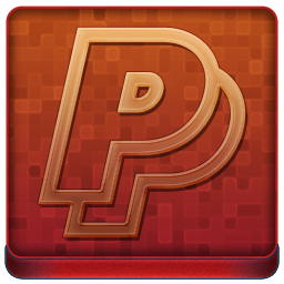 Red PayPal Coloured Icon 256x256 png