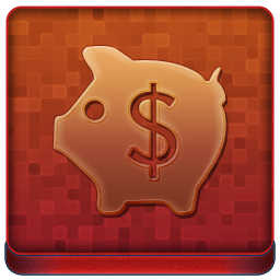 Red Piggy Coloured Icon 256x256 png