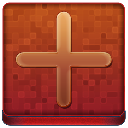 Red Plus Coloured Icon 256x256 png