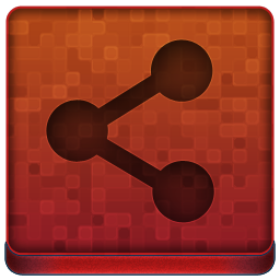 Red Share Icon 256x256 png