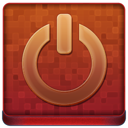 Red Shutdown Coloured Icon 256x256 png