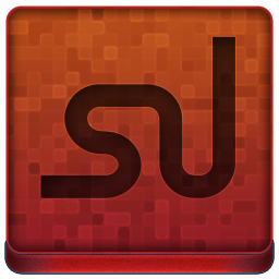 Red Stumble Upon Icon 256x256 png