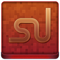Red Stumble Upon Coloured Icon 256x256 png