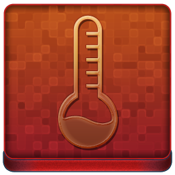 Red Temperature Coloured Icon 256x256 png