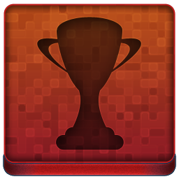 Red Trophy Icon 256x256 png