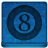 Blue 8Ball Icon