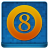 Blue 8Ball Coloured Icon 48x48 png